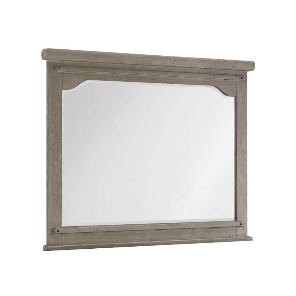 Benjara 2 In. W X 30.1 In. H Wooden Frame White Wall Mirror BM271455 ...