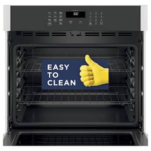 30 in. Smart Single Electric Wall Oven Self-Cleaning in Stainless Steel