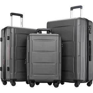 3-Pieces 20 in. x 24 in. x 28 in. Hard Side Suitcase Expandable Spinner Wheel Lightweight with TSA Lock Luggage Sets