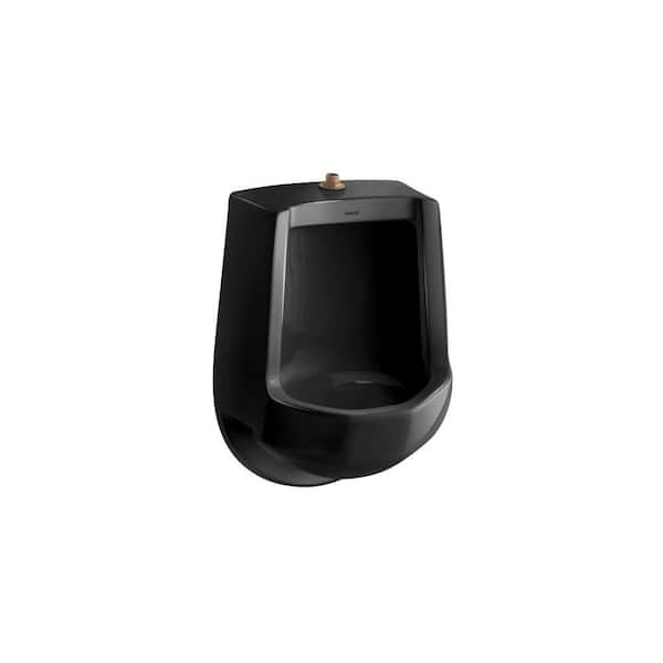 KOHLER Freshman 1.0 GPF Urinal with Top Spud in Black Black