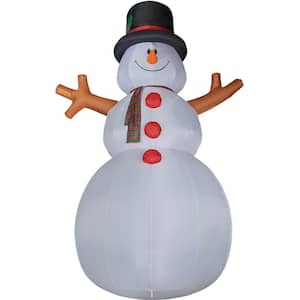 20 ft. Jolly Snowman Christmas Inflatable with Lights