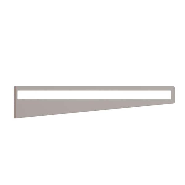 Pittsburgh Steel 12 in. D x 1.38 in. W x 2.75 in. H Satin Nickel 200 lbs. Decorative Shelf Brackets