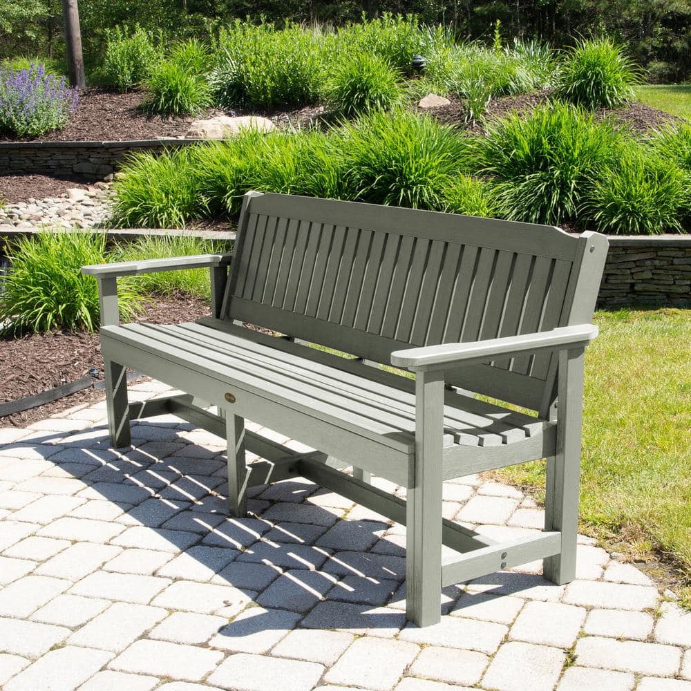 Eucalyptus 6ft Gray Commercial Grade Garden Bench