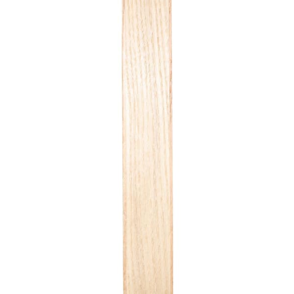 HOUSE OF FARA 1 in. x 11-1/2 in. x 72 in. Red Oak Stair Tread No Return Tread