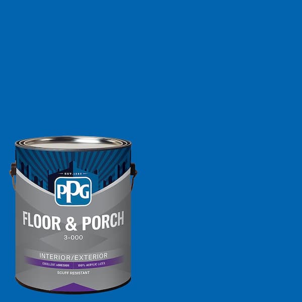 1 gal. PPG1241-7 Cobalt Stone Satin Interior/Exterior Floor and Porch Paint