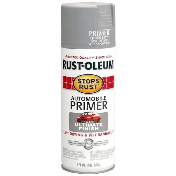 Rust-Oleum 6-Pack Flat Gray Spray Primer (NET WT. 12-oz) in the
