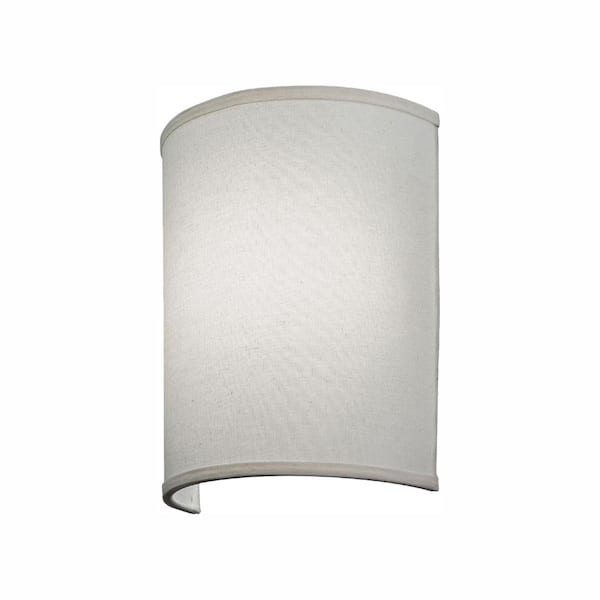 Lithonia Lighting Aberdale 11 in. LED Tan Linen Sconce