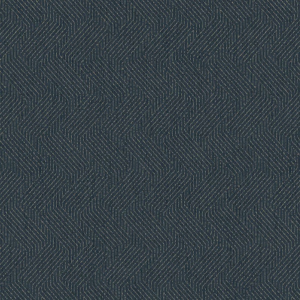 Dark Navy Blue Fabric, Wallpaper and Home Decor