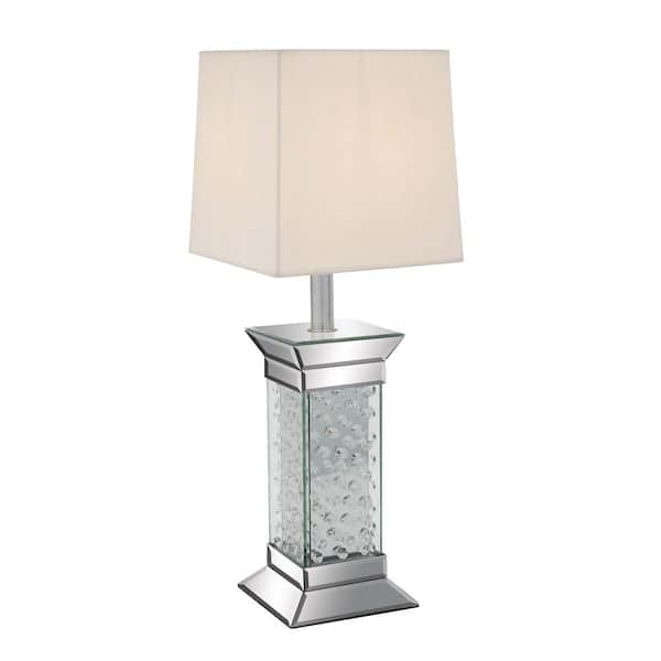 Silver Crystal Table Lamp 79296, 30 Crystal Table Lamps
