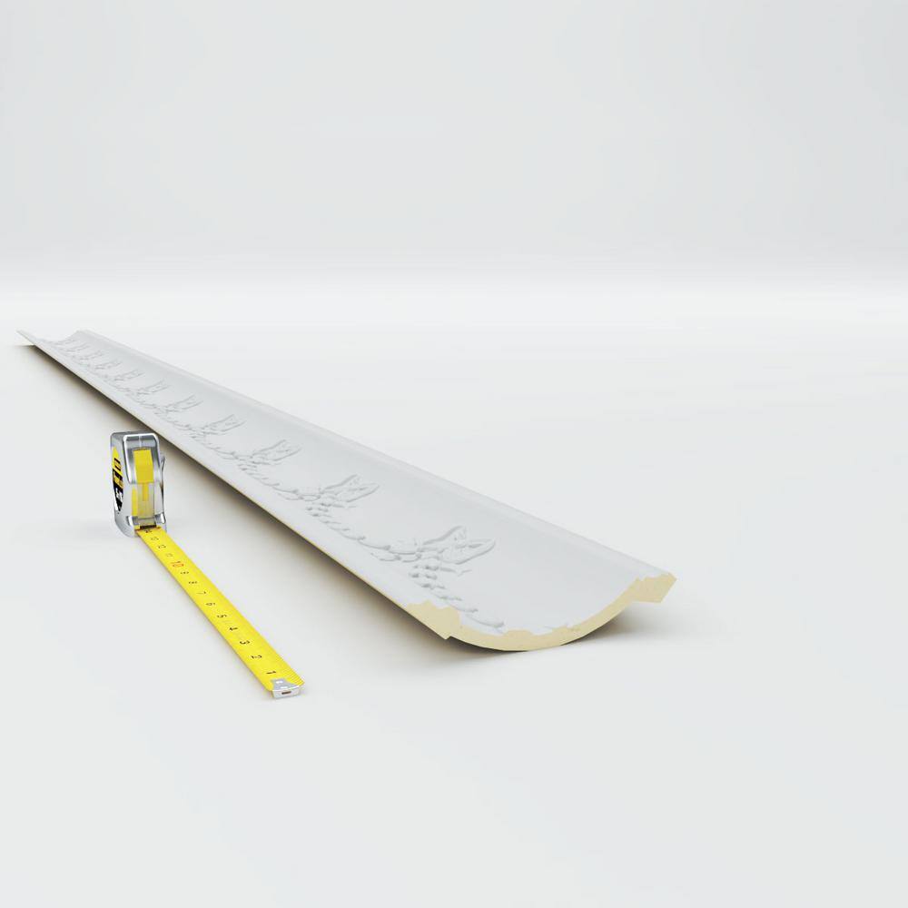 Federal White Polyurethane Crown Moulding 94.5" Length