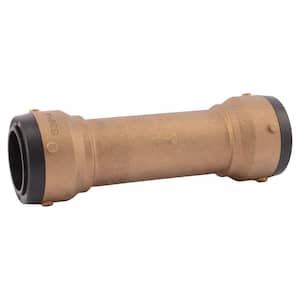 1-1/4 in. Push-to-Connect Brass Slip Coupling Fitting