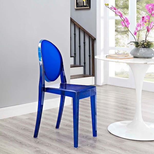 MODWAY Casper Blue Dining Side Chair EEI 122 BLU