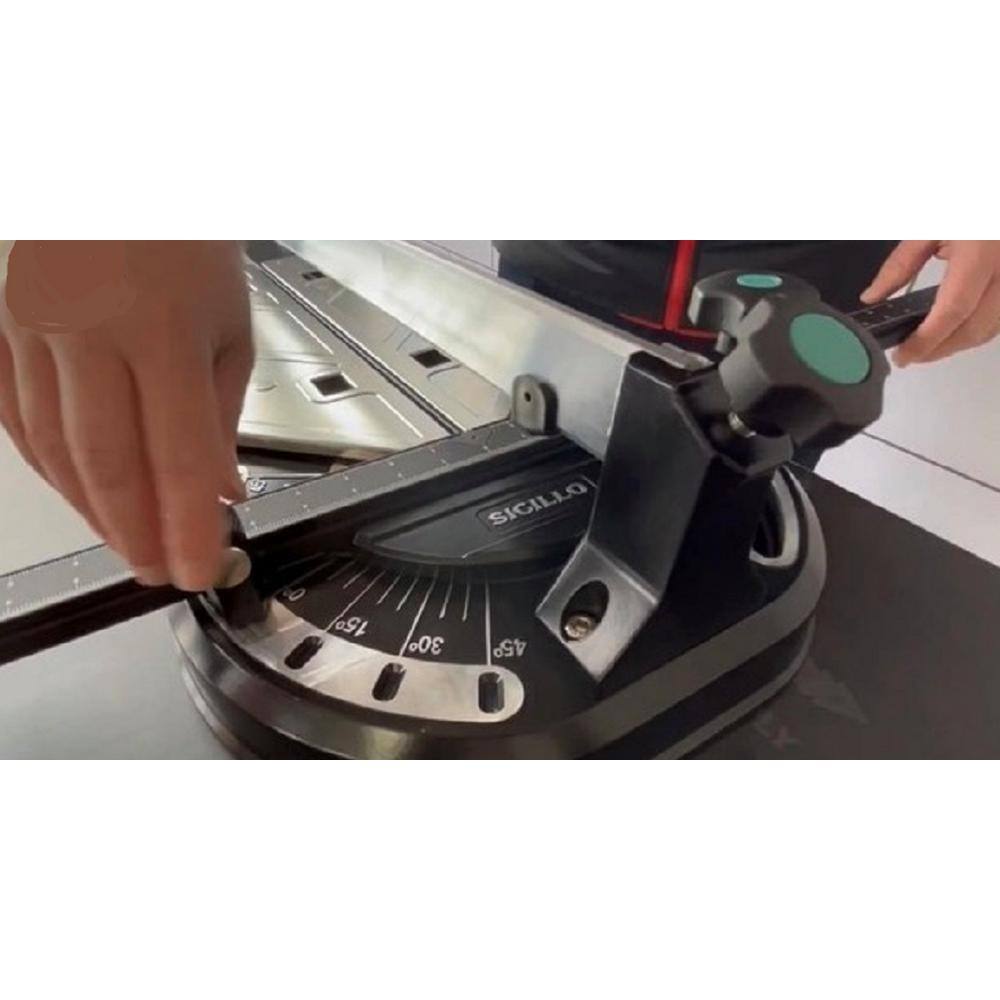 Sigillo 14.6" Black and Silver Aluminum Manual Tile Cutter