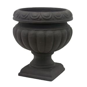 15 in. Dia Weathered Iron Resin Bordeaux Urn