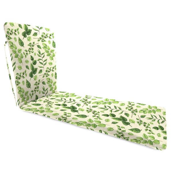 Jordan Manufacturing 76 in. L x 23 in. W x 3 in. T Outdoor Chaise Lounge Cushion in Natik Aloe