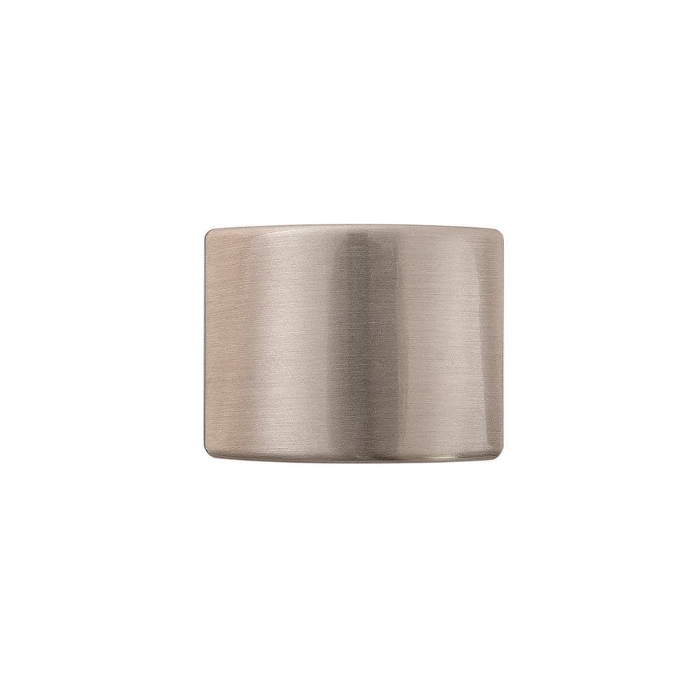 Satin Nickel Square Modern Cabinet Knob with Mounting Hardware