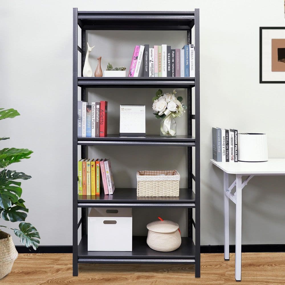 Siavonce 5-Shelf Adjustable Heavy Duty Metal Shelving, Pantry