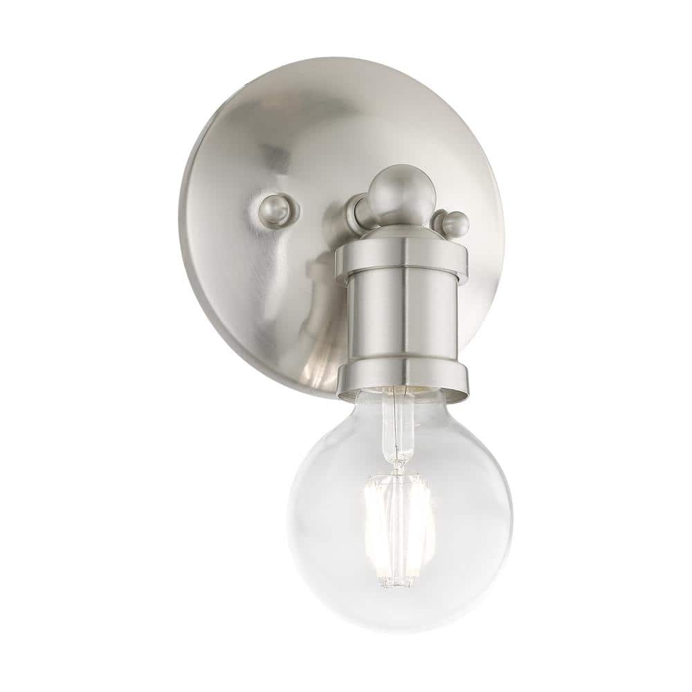 Lansdale Brushed Nickel 5'' Contemporary Single-Light Vanity Sconce