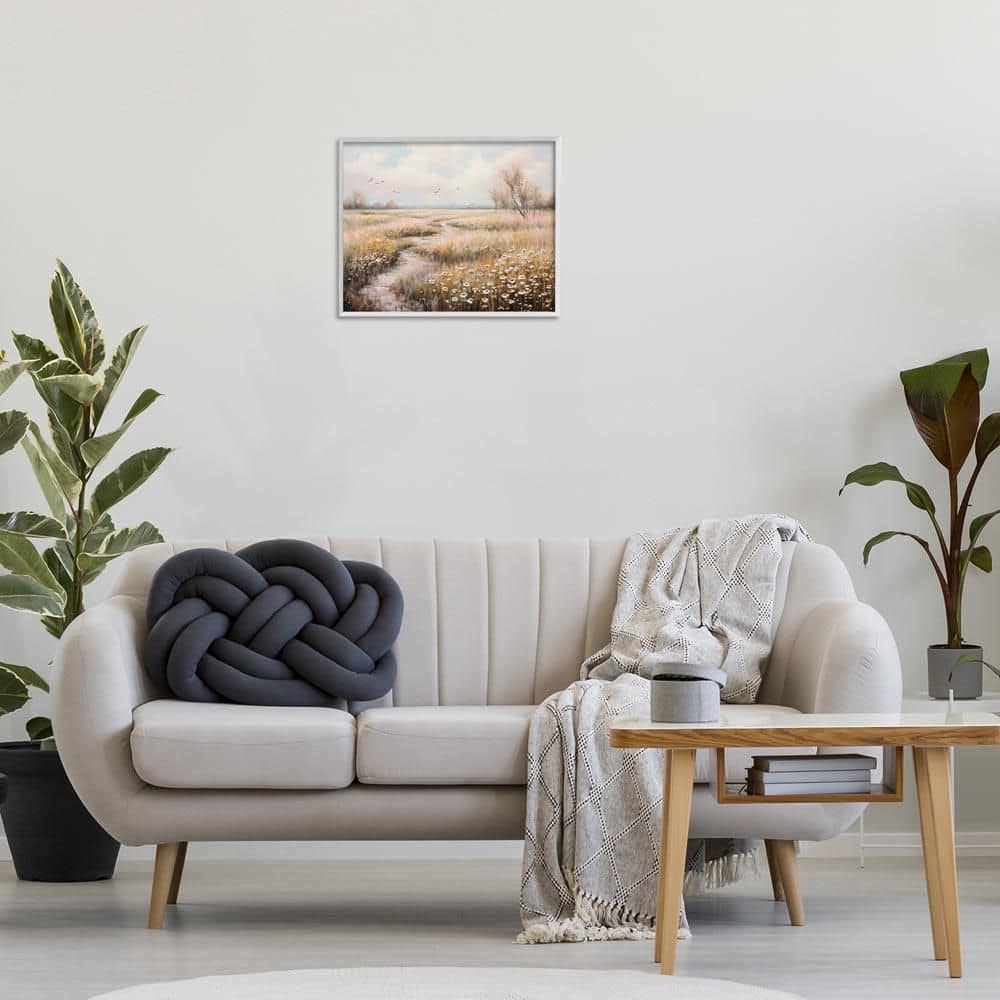 Wildflowers by Rural Path by Arlington Prints White Framed Nature Giclee Art Print 16 in. x 20 in. price history on PriceWatchPro