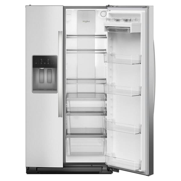 Whirlpool Side x Side Fridge (WRSC6536RZ) - Fingerprint Resistant Stainless Steel Whirlpool Side x Side Fridge (WRSC6536RZ) - Fingerprint Resistant Stainless Steel