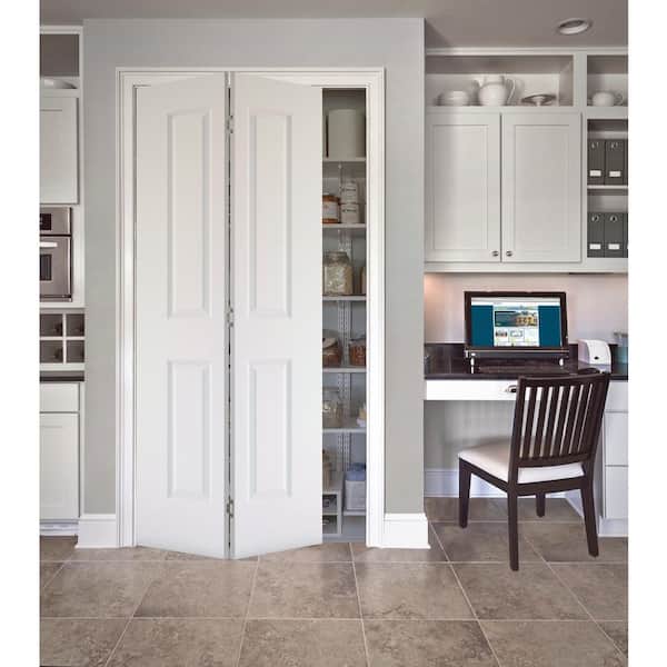 JELD-WEN 36 in. x 80 in. Caiman Primed Smooth Molded Composite MDF