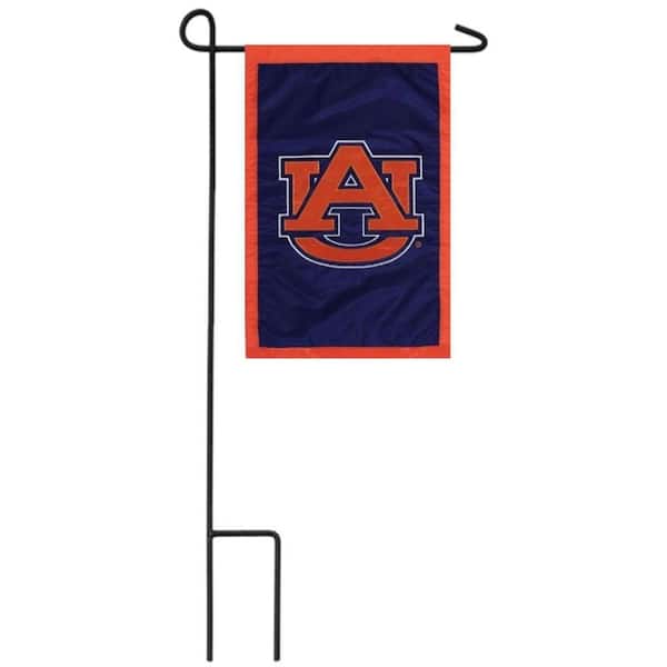 1 ft. x 1-1/2 ft. Auburn University 2-Sided Garden Flag with 3-2/3 ft. Metal Flagpole