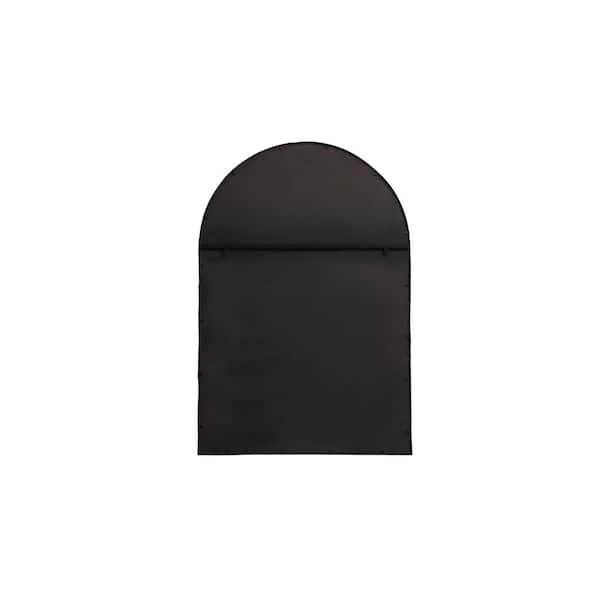 Black 36.25 in. W x 53.13 in. H Window Mirror