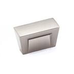 Malba Collection 1-3/16 in. (30 mm) x 1/2 in. (13 mm) Brushed Nickel Contemporary Cabinet Knob