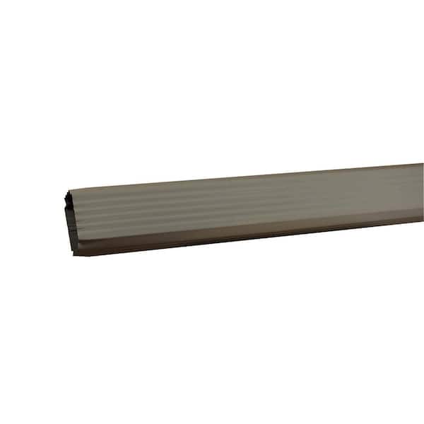 2 in. x 3 in. x 120 in. Pearl Gray Aluminum Downspout