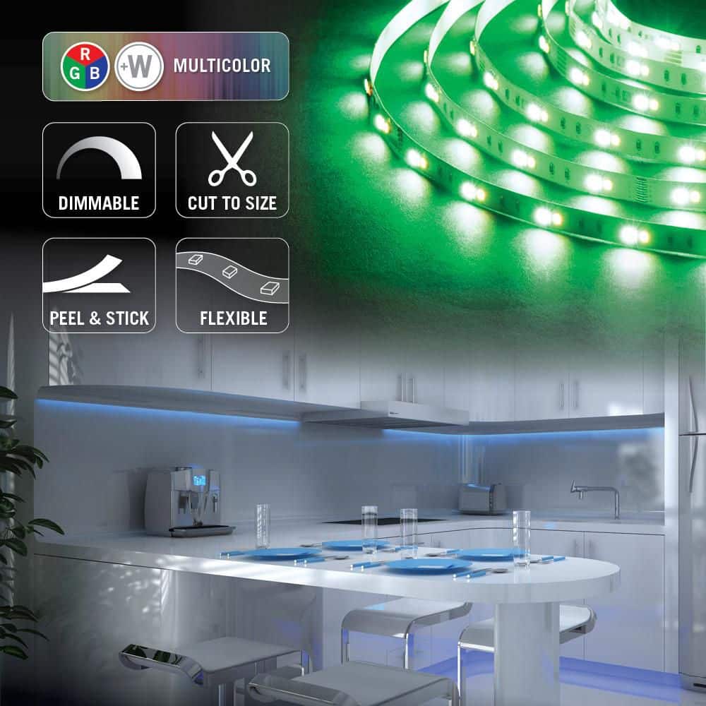 RibbonFlex Pro 32 ft Multicolor White LED Tape Light