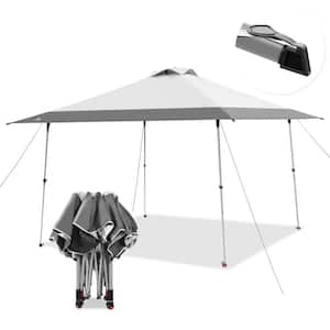 13 ft. x 13 ft. Gray Pop-Up Canopy