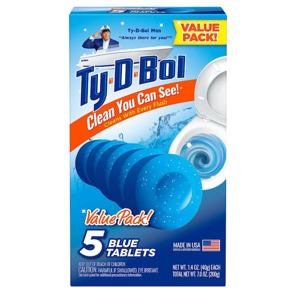 Ty-D-Bol 1.4 oz. Toilet Bowl Cleaning Tablets (5-Tablets)