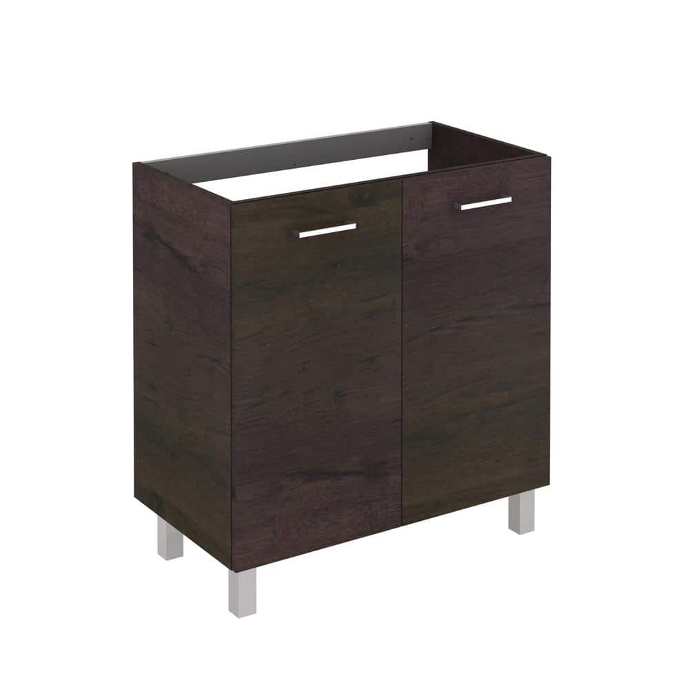 WS Bath Collections Logic 31.5 in. W x 18.0 in. D x 32.5 in. H Bath Vanity Cabinet Only in Wenge -  Logic80WEBase