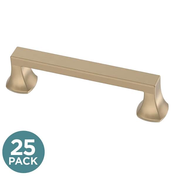 25-Pack Mandara 3-3/4 in. (96 mm) Classic Champagne Bronze Drawer Pulls