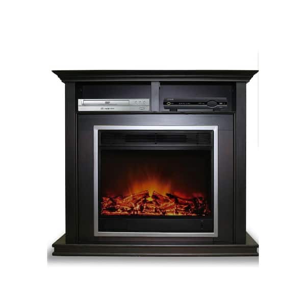 Paramount Summerhill 44 in. Media Console Electric Fireplace in Black
