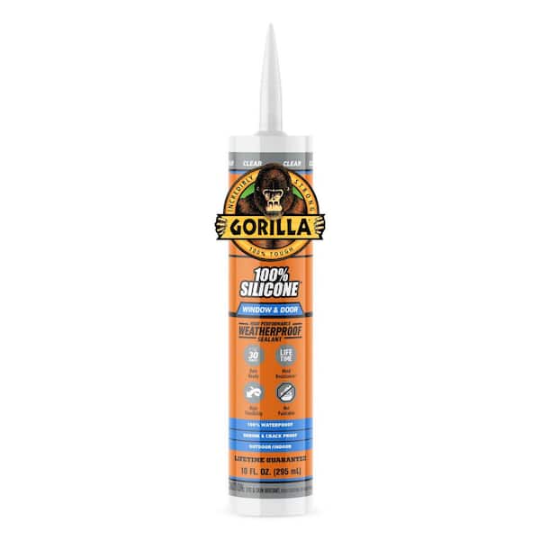 10oz Clear Window and Door Silicone Sealant (12-pack)