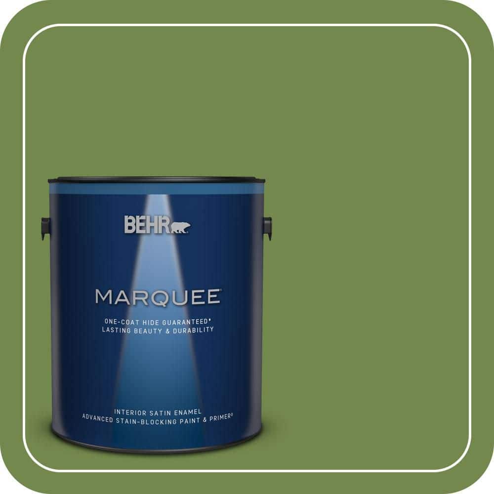 1 gal. Home Decorators Collection #HDC-SM14-2 Green Suede Satin Enamel Interior Paint & Primer price history on PriceWatchPro