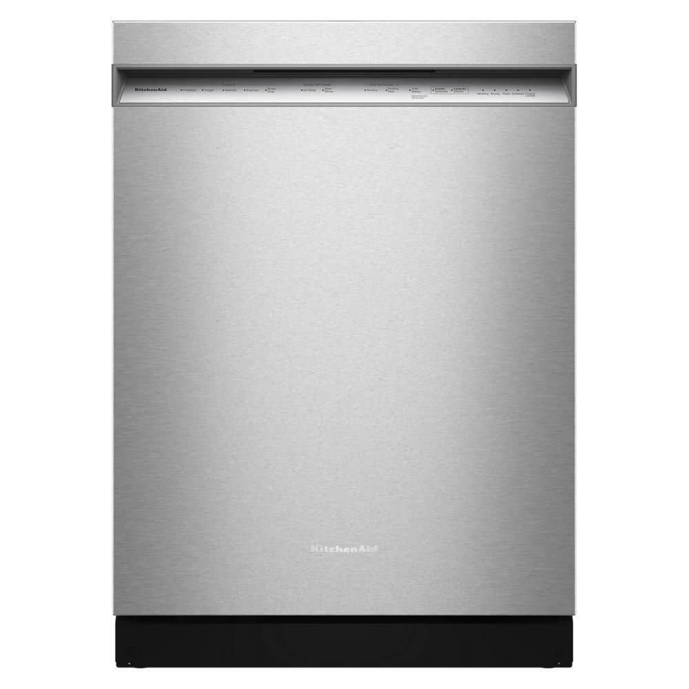 24 in Front Control Built-In Tall Tub Dishwasher in PrintShield Stainless with 30-Plus Total Wash Jets