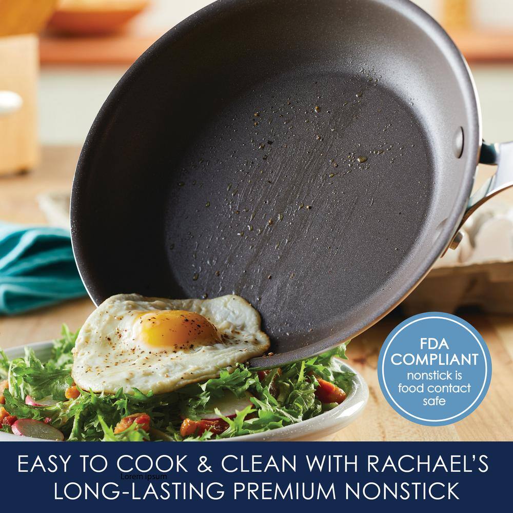 Black Hard Anodized Nonstick 10-Piece Cookware Set