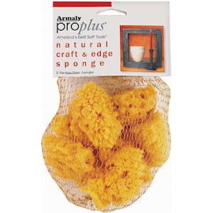 Natural Craft and Finishing Sponge 6-Count (Case of 12)