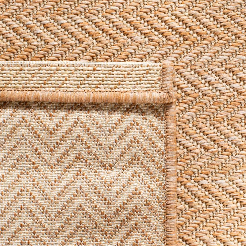 Courtyard Carolann 2'3" x 14' Natural/Cream Indoor/Outdoor Runner Rug