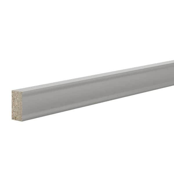 Hampton Bay 1.5 in. x 91.5 in. Deco Edge Molding in Warm Grey