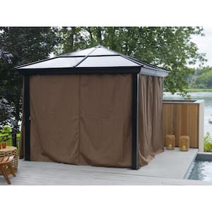 14 ft. in x 10 ft. Brown Venus Gazebo