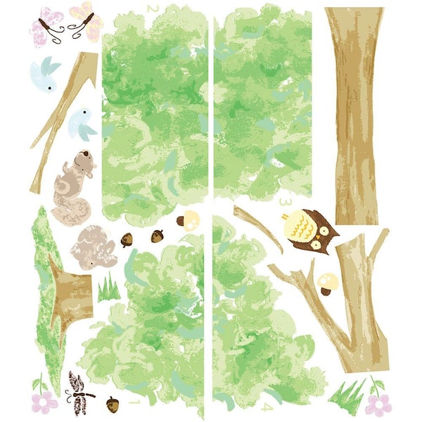 WallPops 60 in. x 44 in. Tree Wall Decal