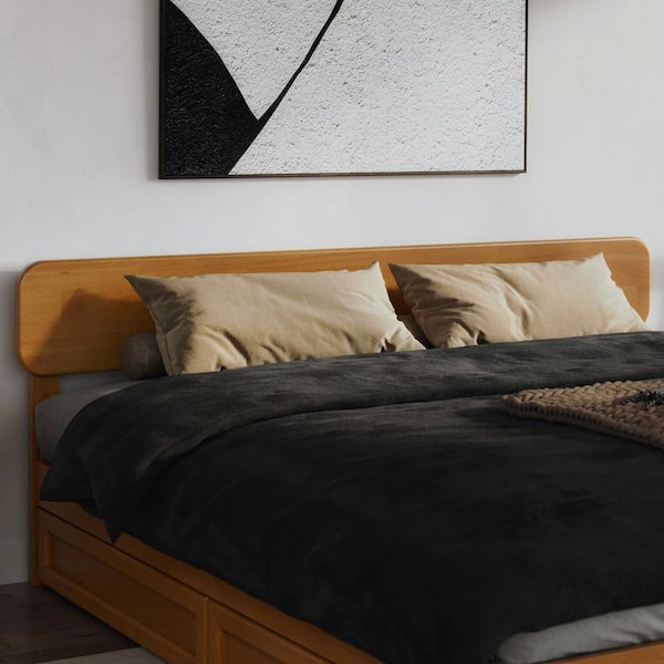 Florence Light Toffee Natural Bronze Solid Wood King Headboard