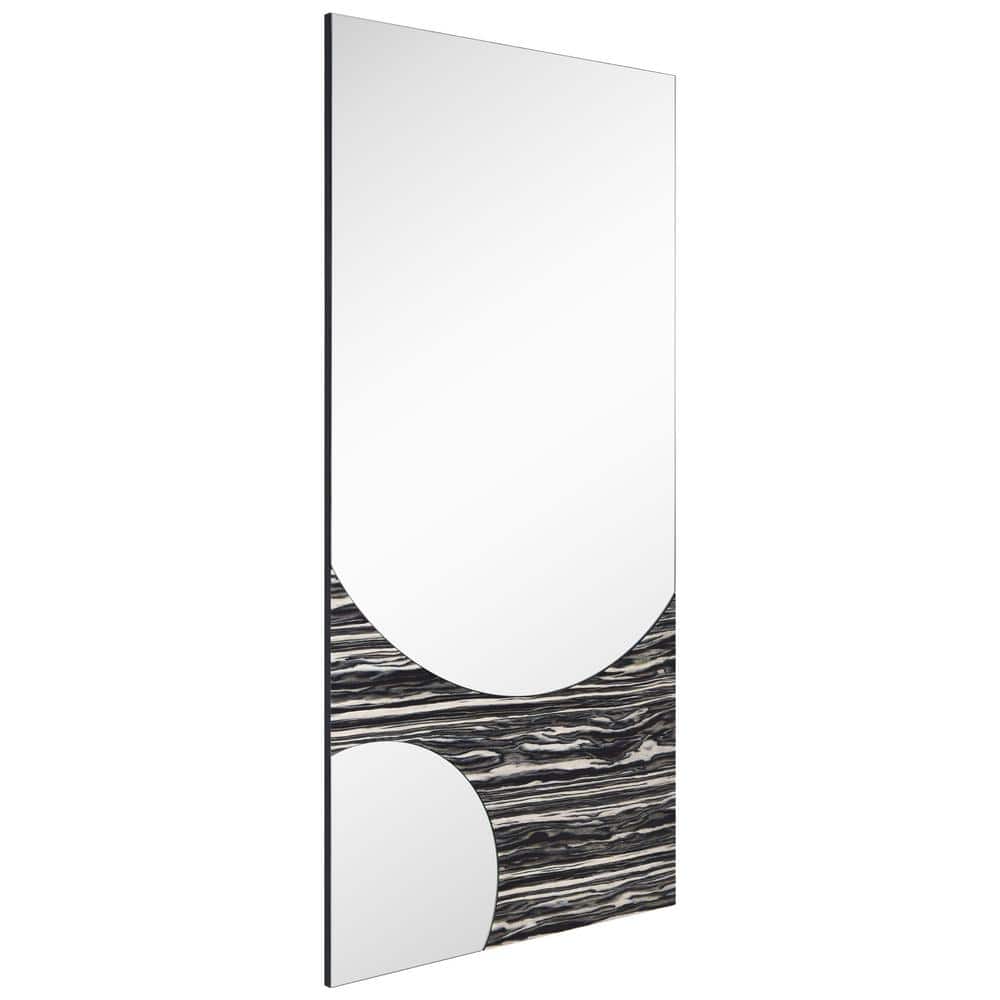 Eclipse Harmony 57" x 28" Rectangular Frameless Vanity Mirror with Exotica Stained Veneer