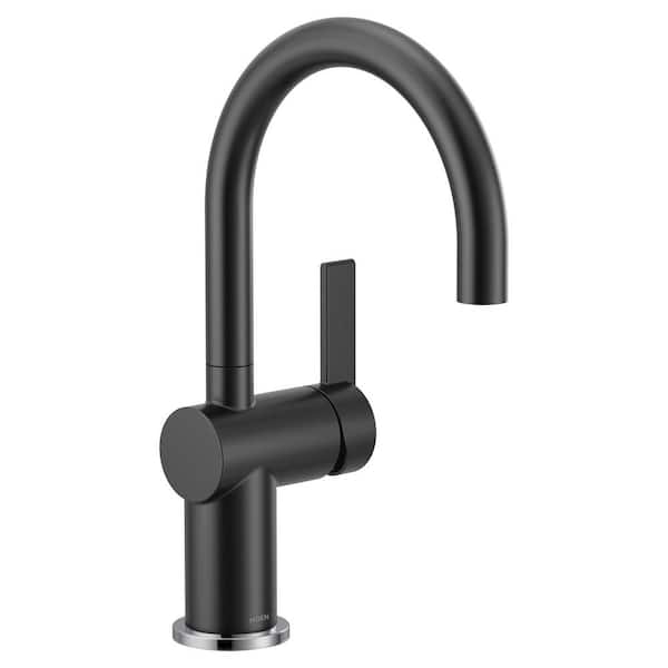 MOEN Cia Single-Handle Bar Faucet in Matte Black 5622BL - The Home Depot