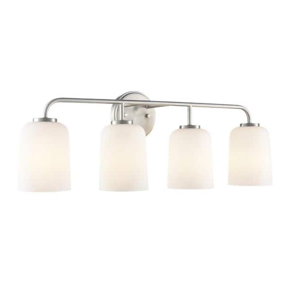 Millennium Lighting Laphia 28 in. 4-Light Brushed Nickel Vanity