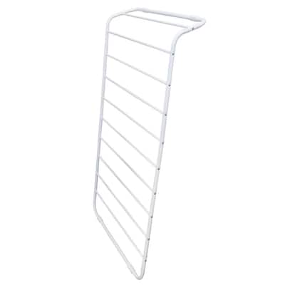 STEP UP 40 in. Indoor/Outdoor Wood Finish Retractable Wall Mount Drying Rack  Rack40Wood - The Home Depot