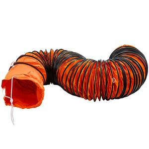 Ducting Hose 25 ft. Length Flexible HVAC Duct Hosing PVC for 10 in. Utility Blower Exhaust Fan